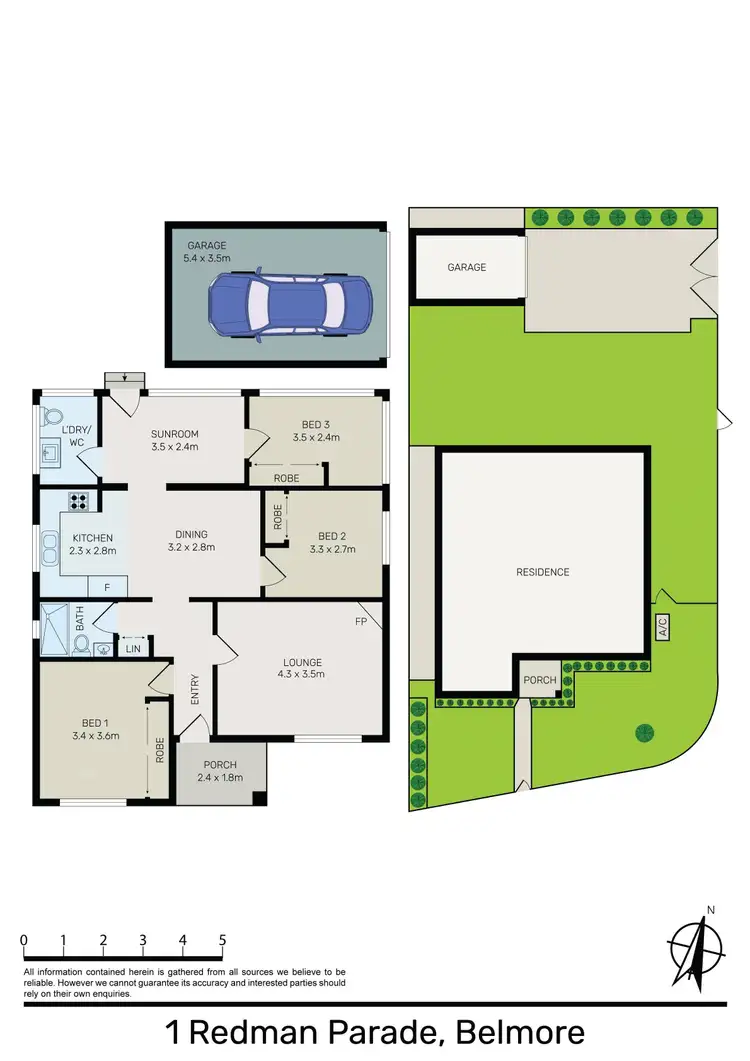 Floorplan of Homely house listing, 1 Redman Parade, Belmore NSW 2192