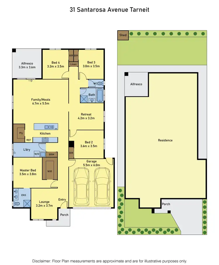Floorplan of Homely house listing, 31 Santarosa Avenue, Tarneit VIC 3029