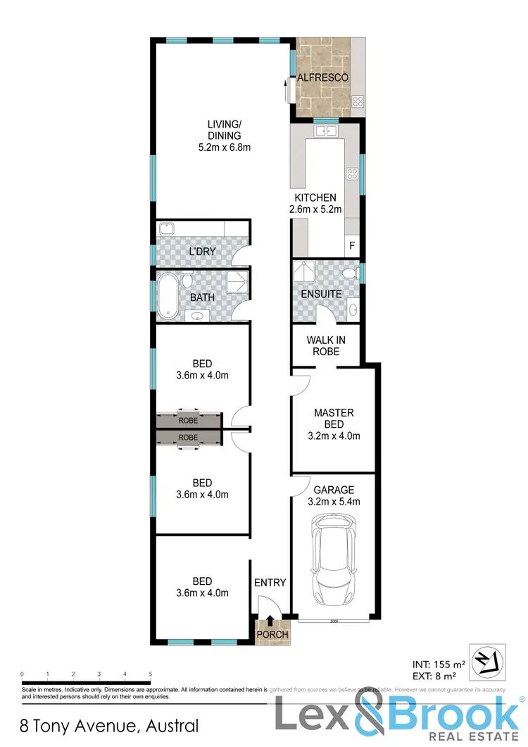 Floorplan of Homely house listing, 8 Tony Ave, Austral NSW 2179