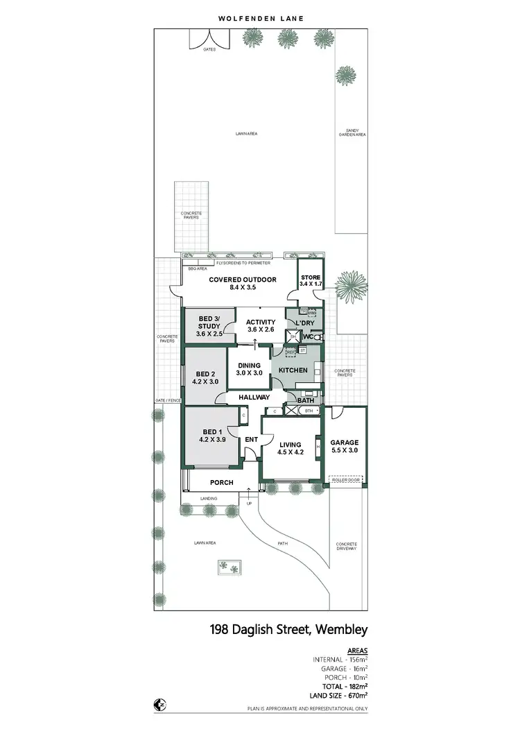 Floorplan of Homely house listing, 198 Daglish Street, Wembley WA 6014