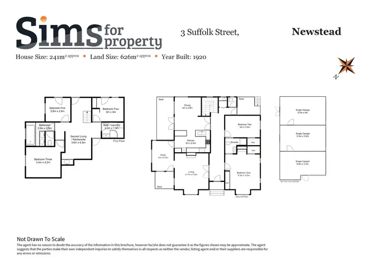 Floorplan of Homely house listing, 3 Suffolk Street, Newstead TAS 7250