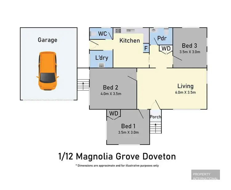 Floorplan of Homely house listing, 12 Magnolia Grove, Doveton VIC 3177