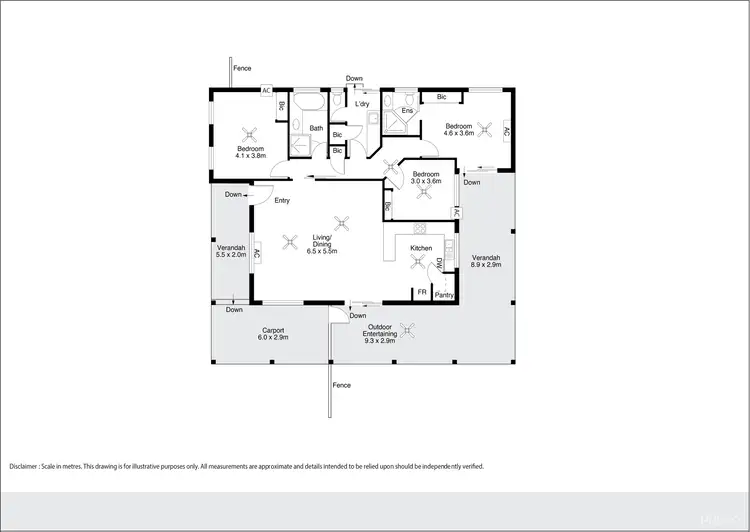 Floorplan of Homely house listing, 6 Bilby Way, Djugun WA 6725