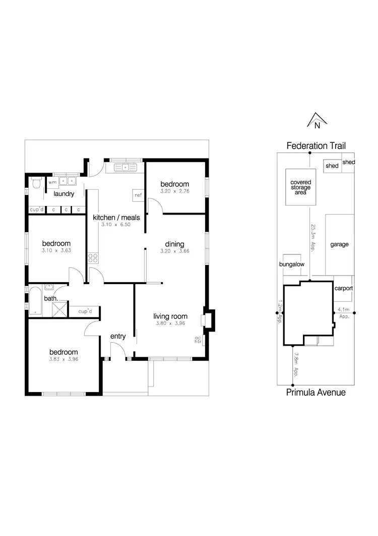 Floorplan of Homely house listing, 18 Primula Avenue, Brooklyn VIC 3012