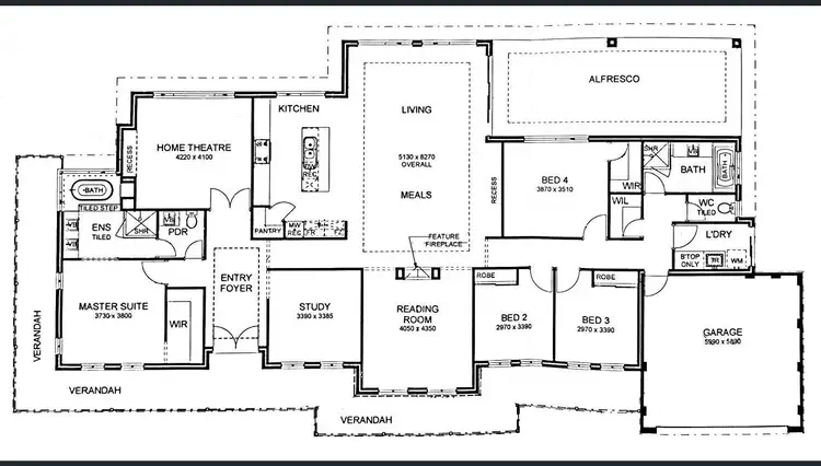 Floorplan of Homely house listing, 2 Braddon Way, Millbridge WA 6232