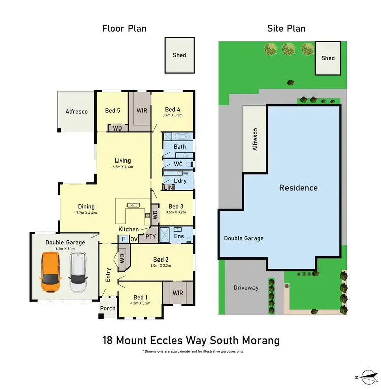 Floorplan of Homely house listing, 18 Mount Eccles Way, South Morang VIC 3752