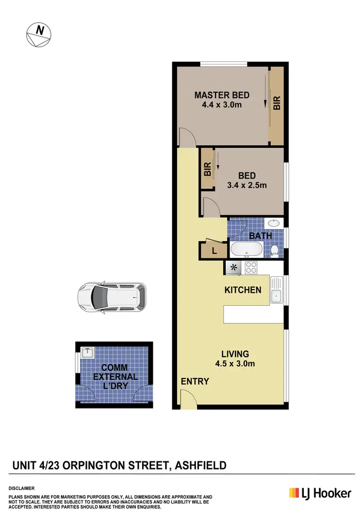 Floorplan of Homely unit listing, 4/23 Orpington Street, Ashfield NSW 2131