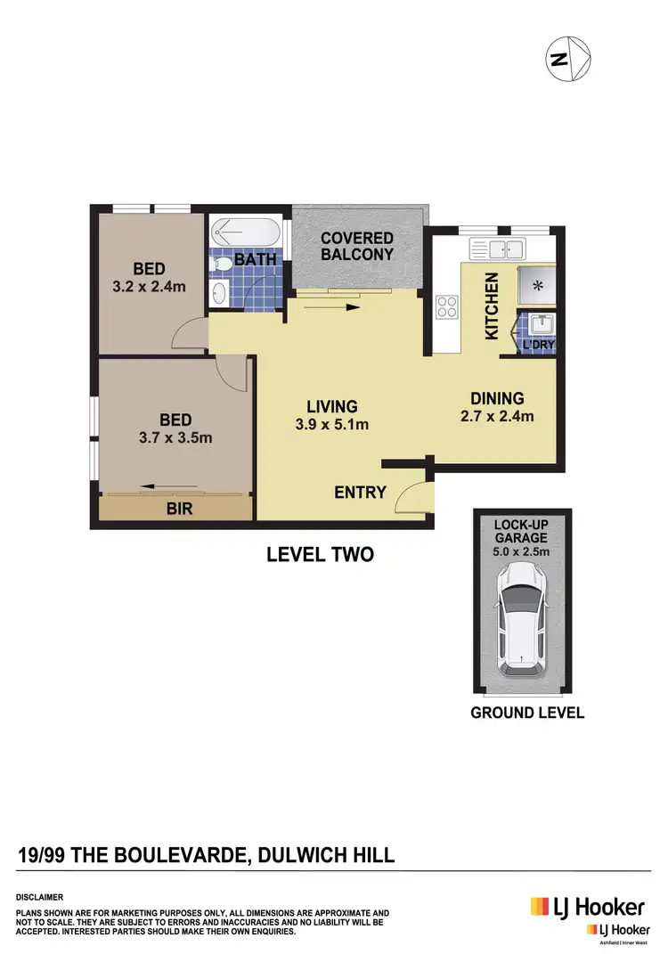 Floorplan of Homely unit listing, 19/99-103 The Boulevarde, Dulwich Hill NSW 2203