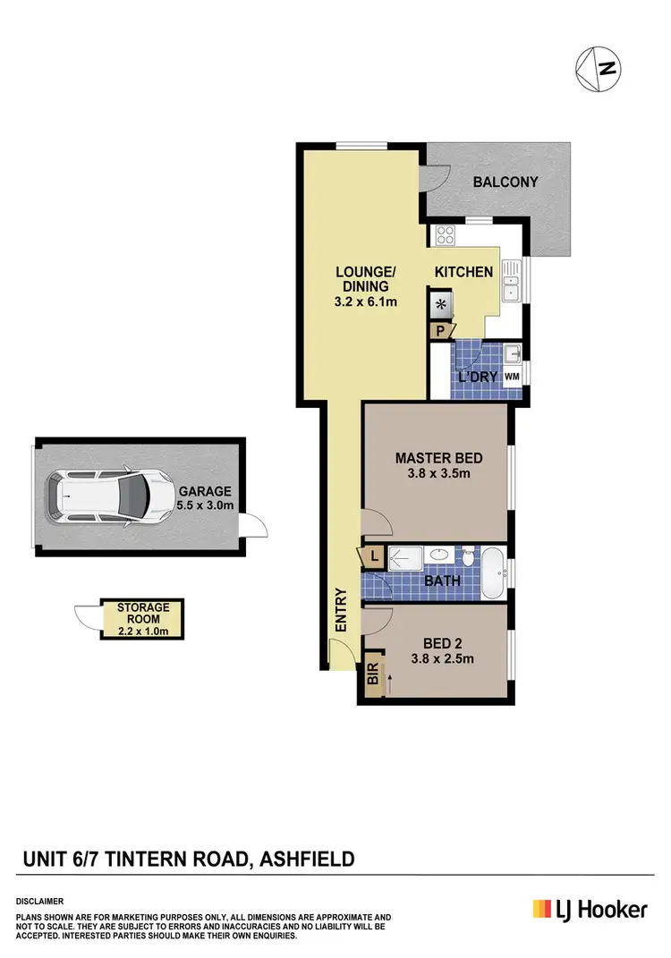 Floorplan of Homely unit listing, 6/7 Tintern Road, Ashfield NSW 2131