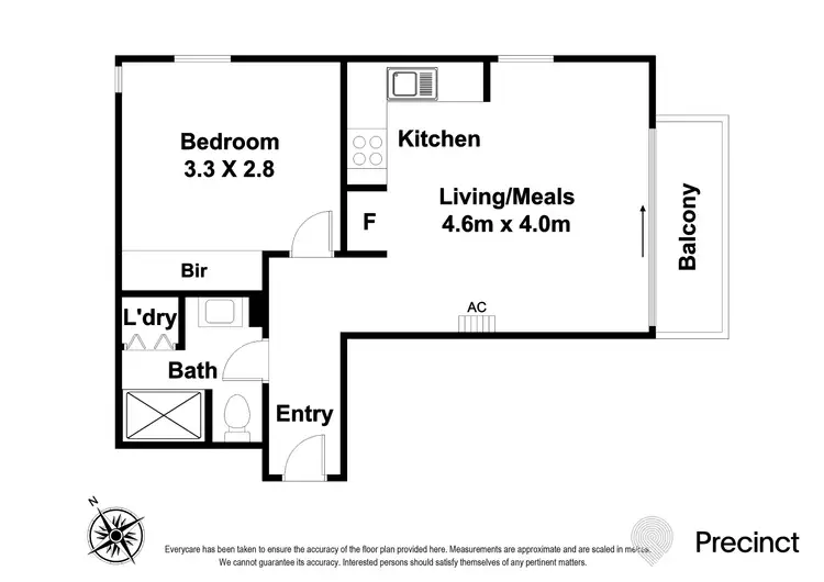 Floorplan of Homely apartment listing, 2501/109 Clarendon St, Southbank VIC 3006