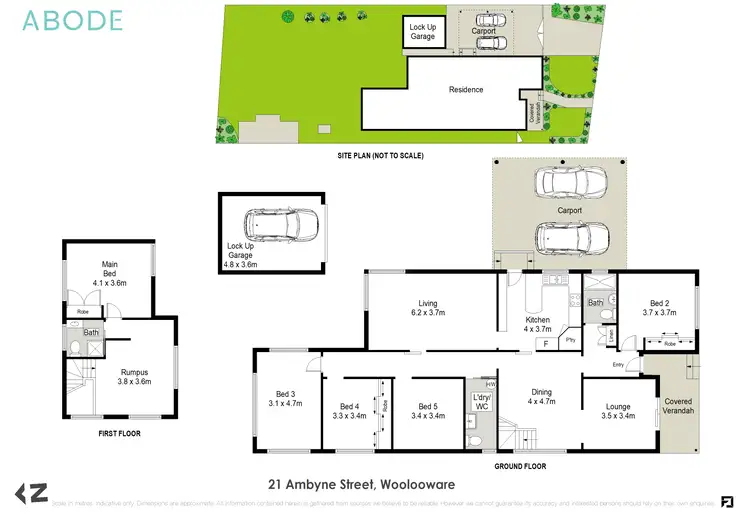 Floorplan of Homely house listing, 21 Ambyne Street, Woolooware NSW 2230