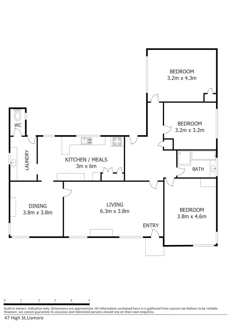 Floorplan of Homely house listing, 47 High Street, Lismore VIC 3324