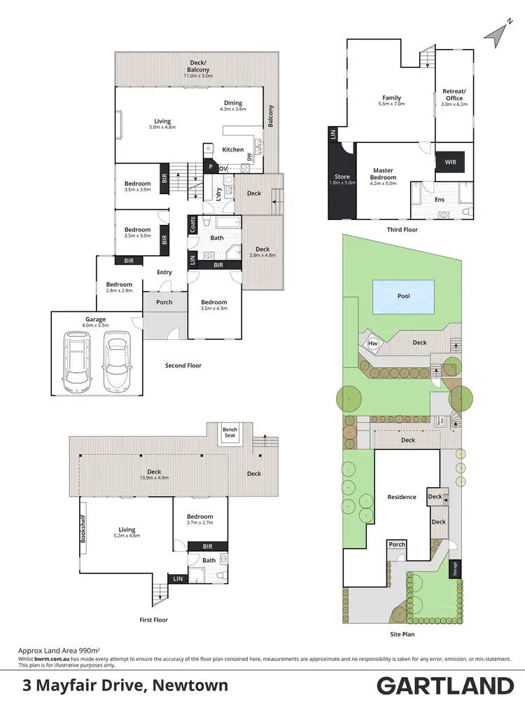 Floorplan of Homely house listing, 3 Mayfair Drive, Newtown VIC 3220