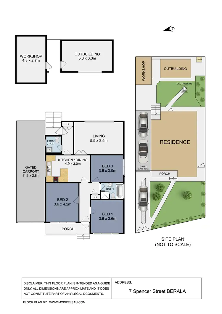 Floorplan of Homely house listing, 7 Spencer Street, Berala NSW 2141