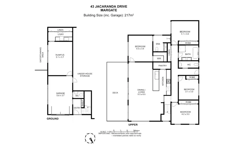 Floorplan of Homely house listing, 43 Jacaranda Drive, Margate TAS 7054