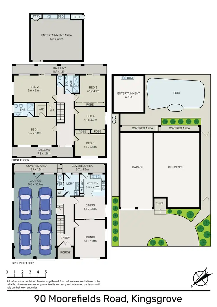 Floorplan of Homely house listing, 90 Moorefields Road, Kingsgrove NSW 2208