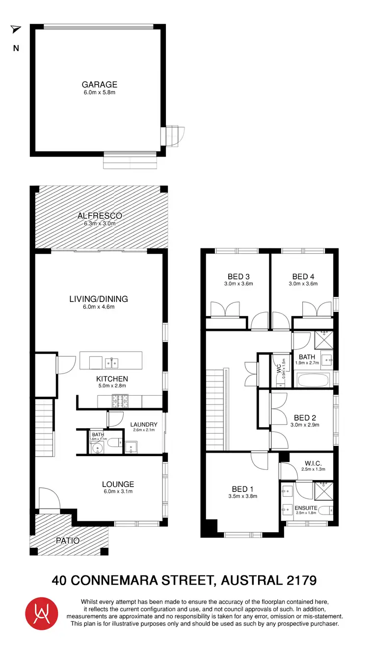 Floorplan of Homely house listing, 40 Connemara Street, Austral NSW 2179
