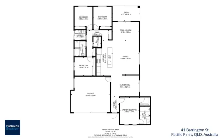 Floorplan of Homely house listing, 41 Barrington Street, Pacific Pines QLD 4211