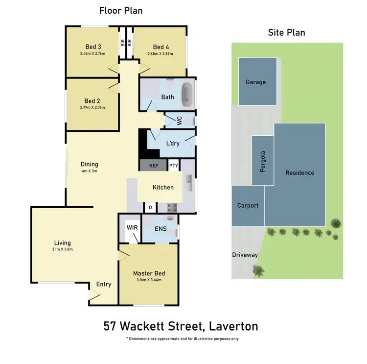 Floorplan of Homely house listing, 57 Wackett Street, Laverton VIC 3028