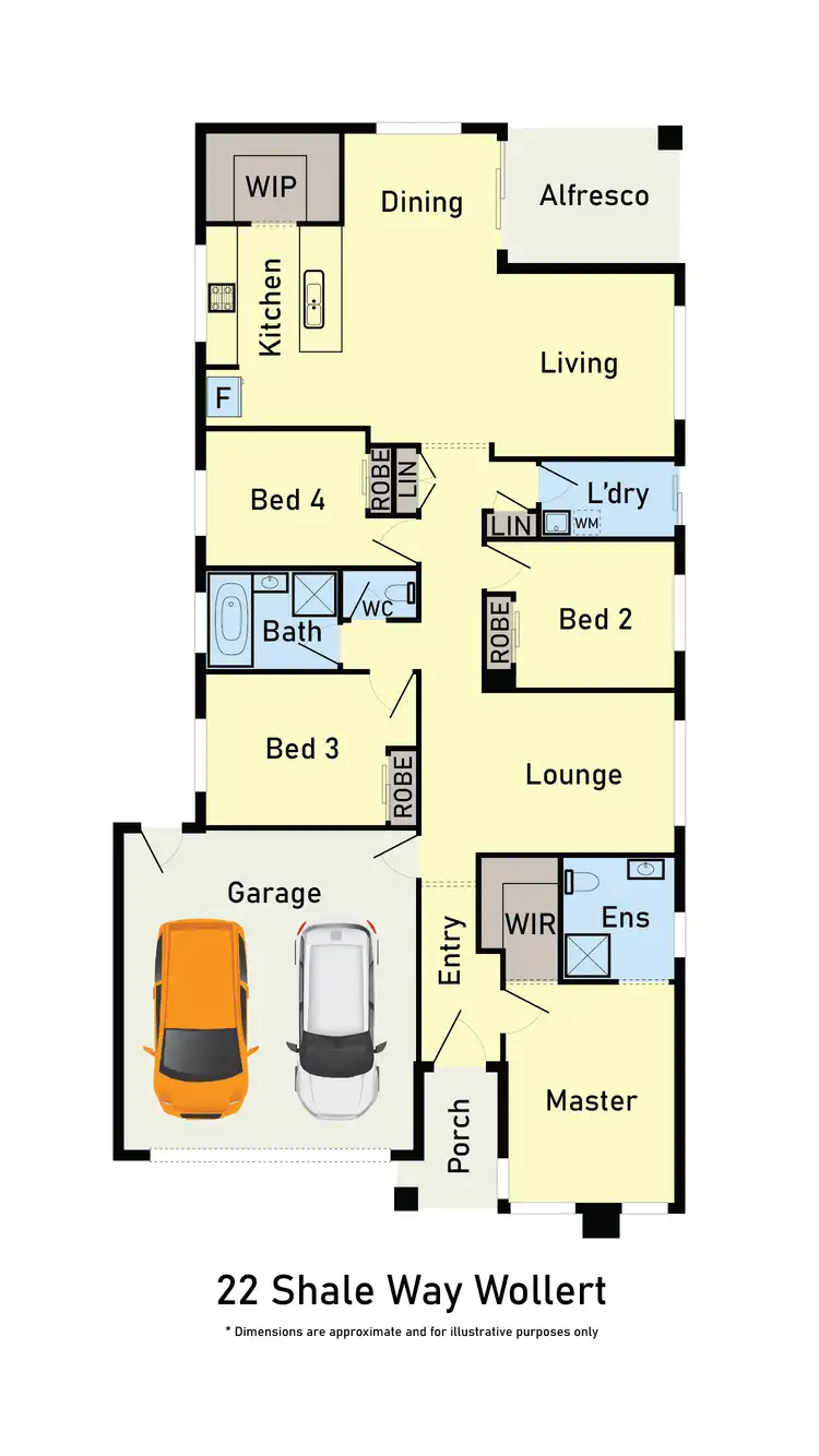 Floorplan of Homely house listing, 22 Shale Way, Wollert VIC 3750