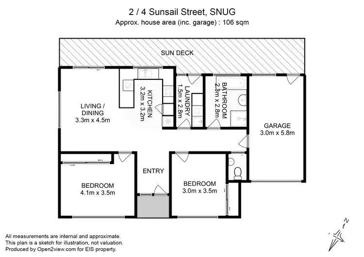 Floorplan of Homely house listing, 2/4 Sunsail Street, Snug TAS 7054