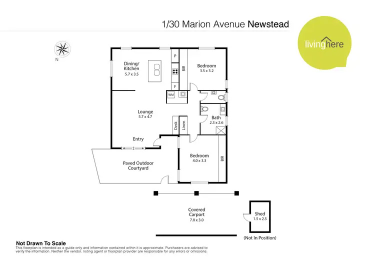 Floorplan of Homely house listing, 1/30 Marion Avenue, Newstead TAS 7250