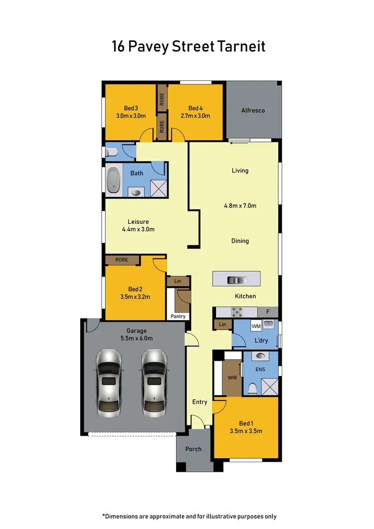 Floorplan of Homely house listing, 16 Pavey Street, Tarneit VIC 3029