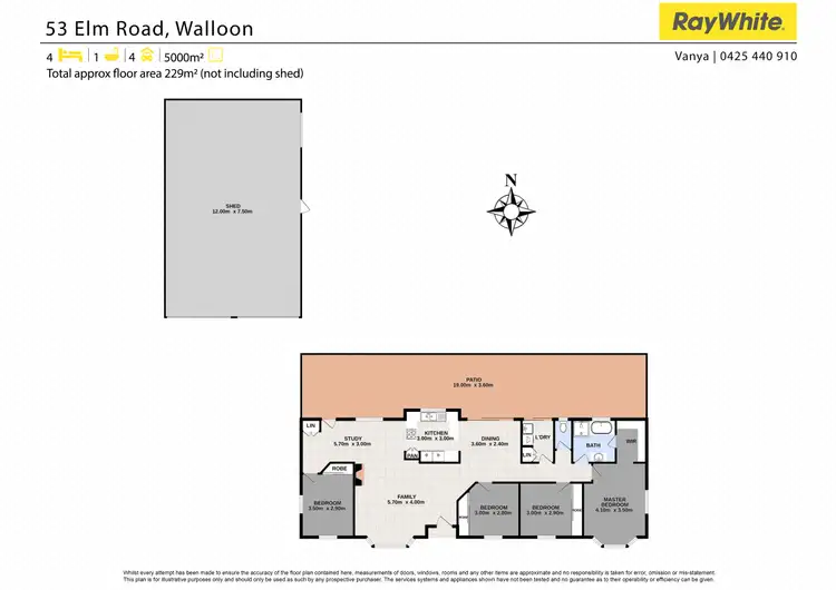 Floorplan of Homely house listing, 53 Elm Road, Walloon QLD 4306