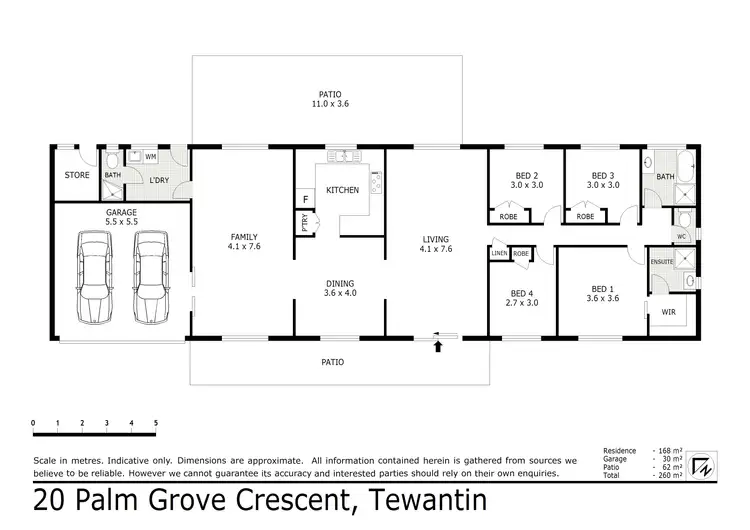 Floorplan of Homely house listing, 20 Palm Grove Crescent, Tewantin QLD 4565