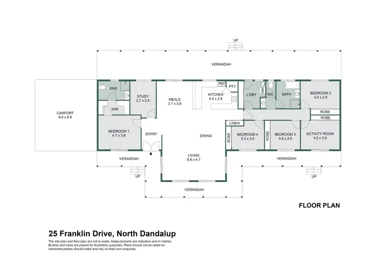 Floorplan of Homely house listing, 25 Franklin Drive, North Dandalup WA 6207