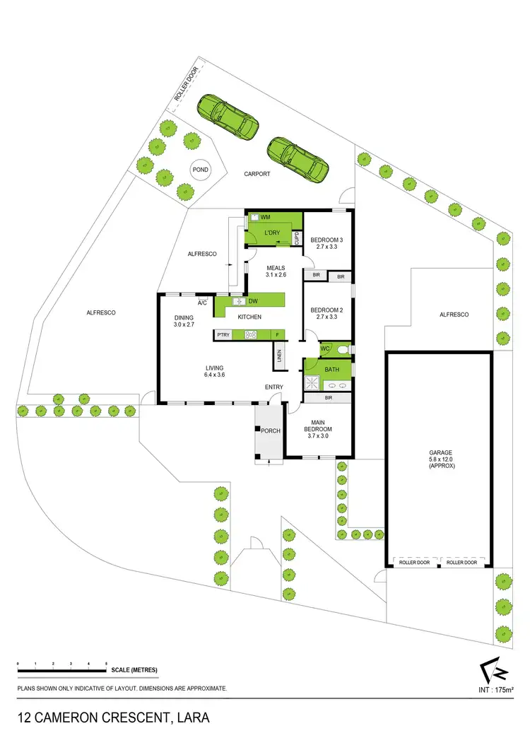 Floorplan of Homely house listing, 12 Cameron Crescent, Lara VIC 3212