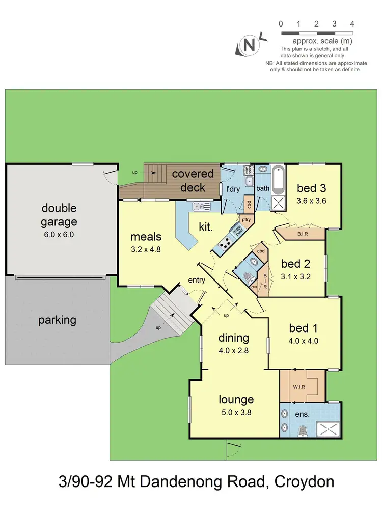 Floorplan of Homely unit listing, 3/90-92 Mt Dandenong Road, Croydon VIC 3136