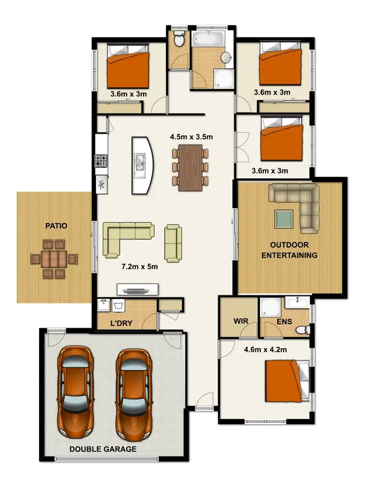 Floorplan of Homely house listing, 33 Buckley Drive, Drewvale QLD 4116