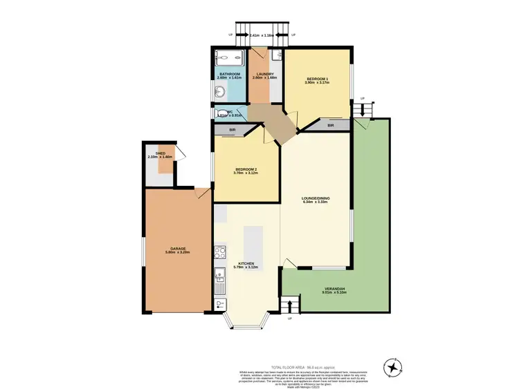 Floorplan of Homely villa listing, 116 Callistemon Crescent, Kanahooka NSW 2530