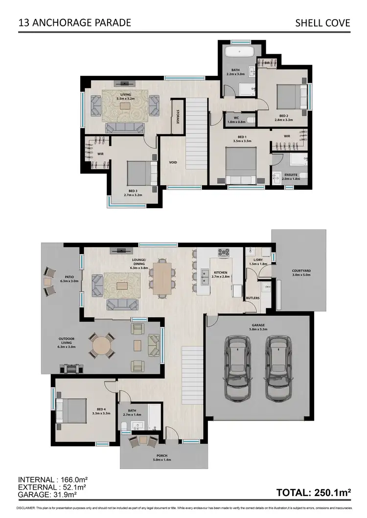 Floorplan of Homely house listing, 13 Anchorage Parade, Shell Cove NSW 2529