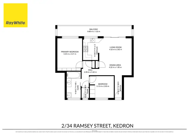 Floorplan of Homely unit listing, 2/34 Ramsay Street, Kedron QLD 4031