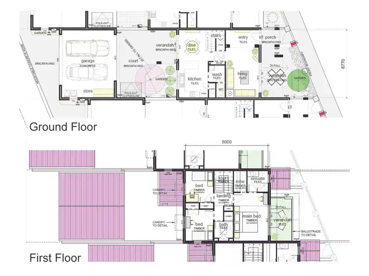 Floorplan of Homely townhouse listing, 27/197 Hampton Road, South Fremantle WA 6162