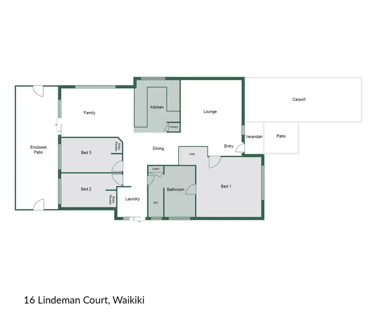 Floorplan of Homely house listing, 16 Lindeman Court, Waikiki WA 6169