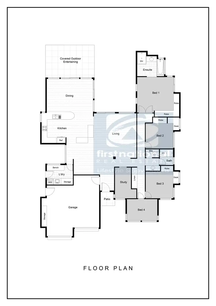 Floorplan of Homely house listing, 7 Berrigan Place, Mountain Creek QLD 4557