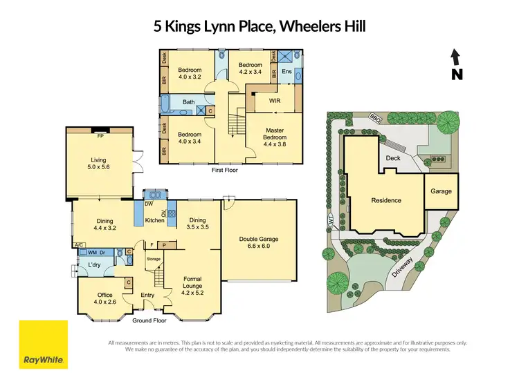 Floorplan of Homely house listing, 5 Kings Lynn Place, Wheelers Hill VIC 3150
