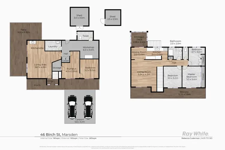 Floorplan of Homely house listing, 46 Birch Street, Marsden QLD 4132