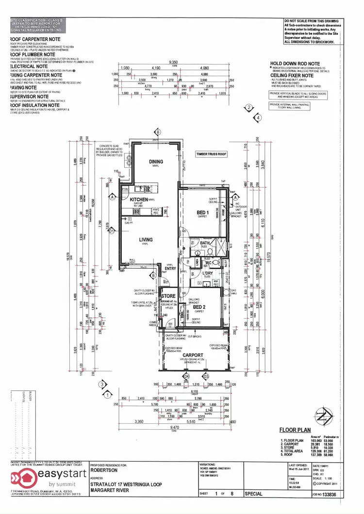 Floorplan of Homely unit listing, 17/6 Westringia Loop, Margaret River WA 6285
