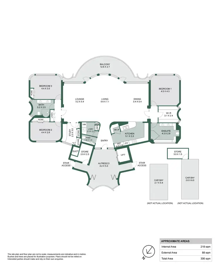 Floorplan of Homely apartment listing, 4/22 Mounts Bay Road, Crawley WA 6009