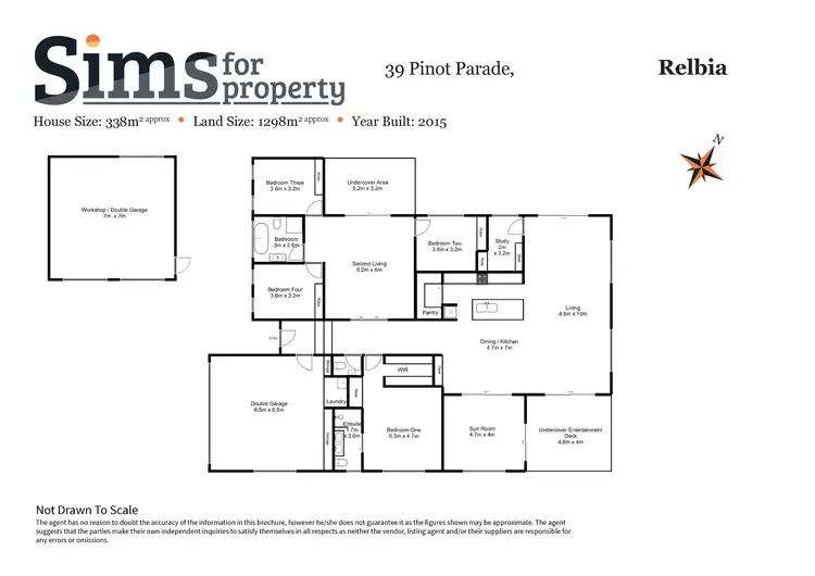 Floorplan of Homely house listing, 39 Pinot Parade, Relbia TAS 7258