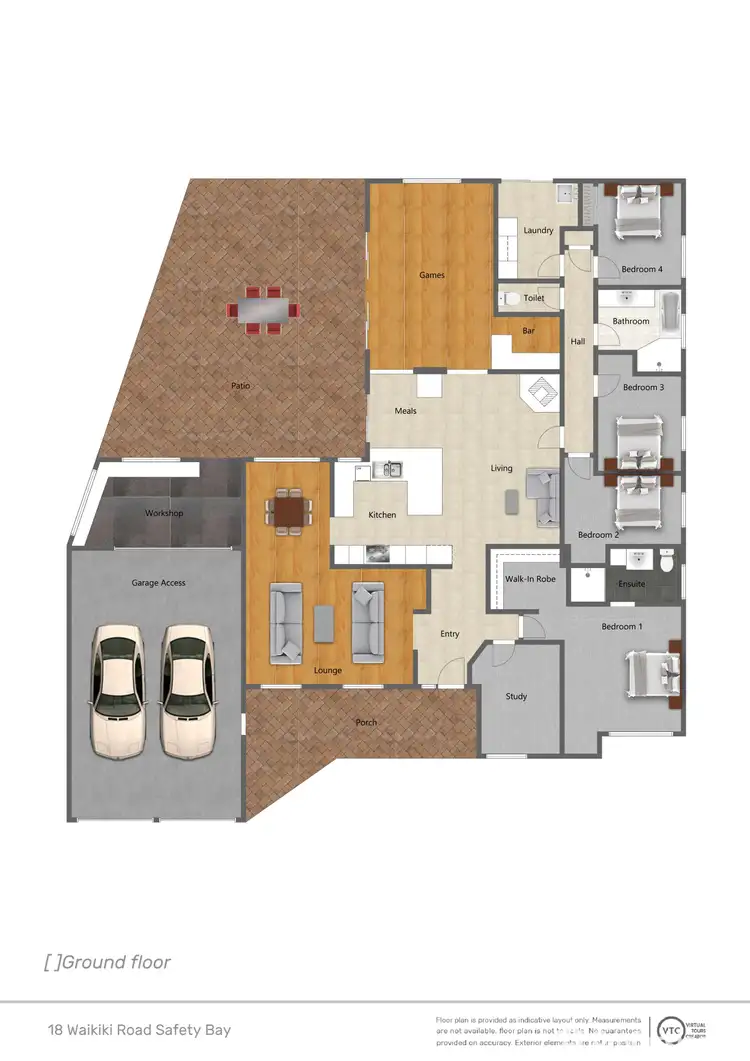 Floorplan of Homely house listing, 18 Waikiki Road, Safety Bay WA 6169
