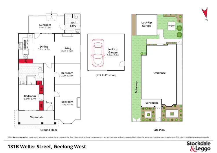 Floorplan of Homely house listing, 131B Weller Street, Geelong West VIC 3218
