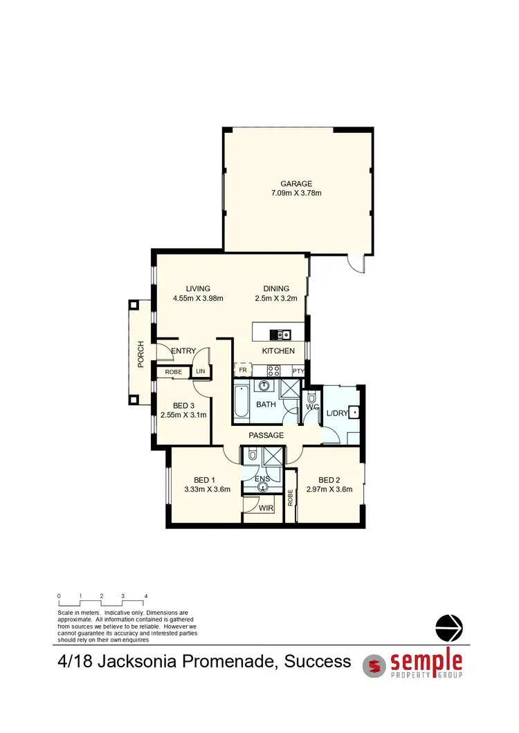Floorplan of Homely house listing, 4/18 Jacksonia Promenade, Success WA 6164