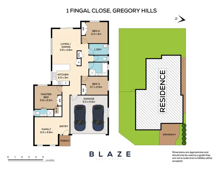 Floorplan of Homely house listing, 1 Fingal Close, Gregory Hills NSW 2557