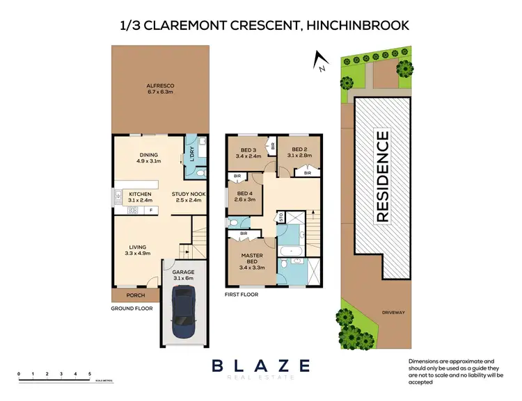 Floorplan of Homely house listing, 1/3 Claremont Crescent, Hinchinbrook NSW 2168