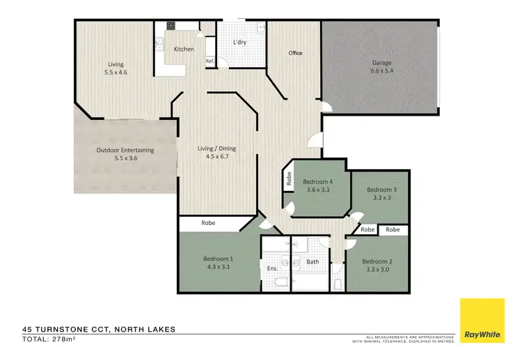 Floorplan of Homely house listing, 45 Turnstone Circuit, North Lakes QLD 4509